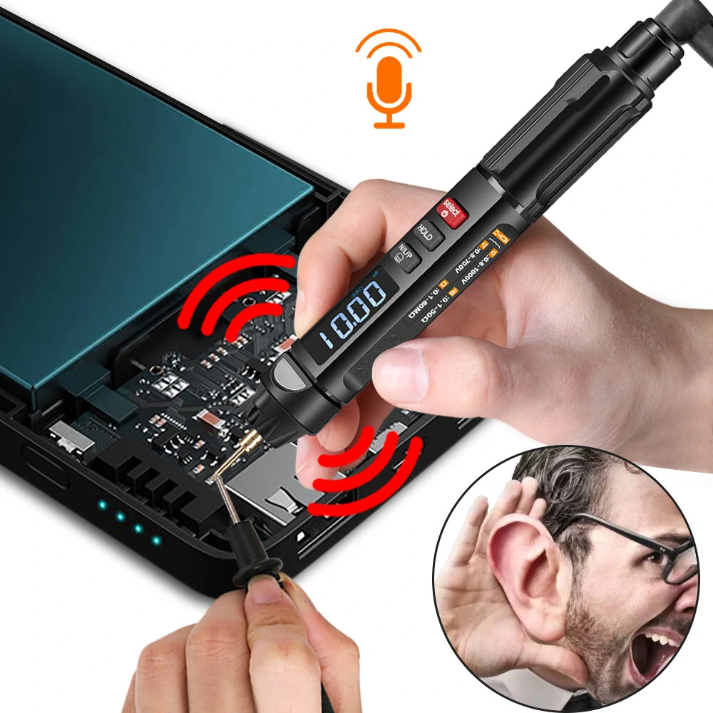 MUSTOOL MT007/MT007 Pro/MT007 Pro-EN True RMS Digital Multimeter + Voltage Test Pen +Phase Sequences Meter 3 In 1 Color Screen Voice Broadcast (image for) MUSTOOL MT007/MT007 Pro/MT007 Pro-EN True RMS Digital Multimeter + Voltage Test Pen +Phase Sequences Meter 3 In 1 Color Screen Voice Broadcast